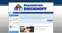 Desktop Screenshot of dieckhoff-baustoffe.de